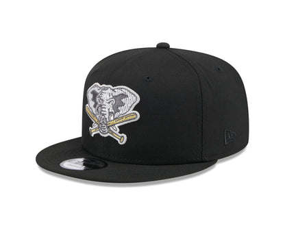 New Era  - 9Fifty Snapback - Animal Fill - Oakland Athletics Cooperstown - Black - Headz Up 