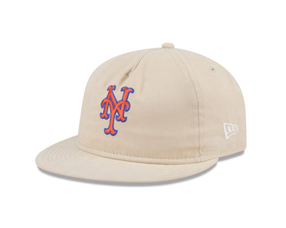 New Era - 9Fifty Retro Crown - Brushed Nylon - New York Mets - Stone - Headz Up 