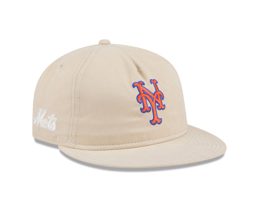 New Era - 9Fifty Retro Crown - Brushed Nylon - New York Mets - Stone