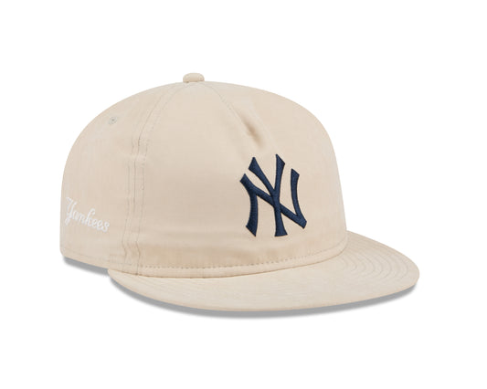 New Era - 9Fifty Retro Crown - Brushed Nylon - New York Yankees - Stone - Headz Up 