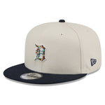 New Era  - 9Fifty Snapback - Floral Fill - Detroit Tigers - Stone - Headz Up 