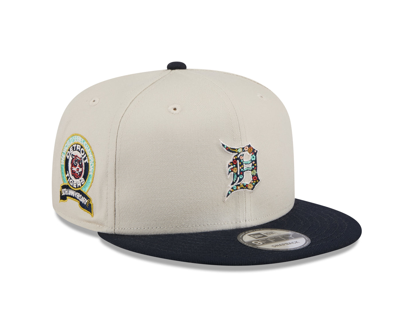 New Era  - 9Fifty Snapback - Floral Fill - Detroit Tigers - Stone - Headz Up 