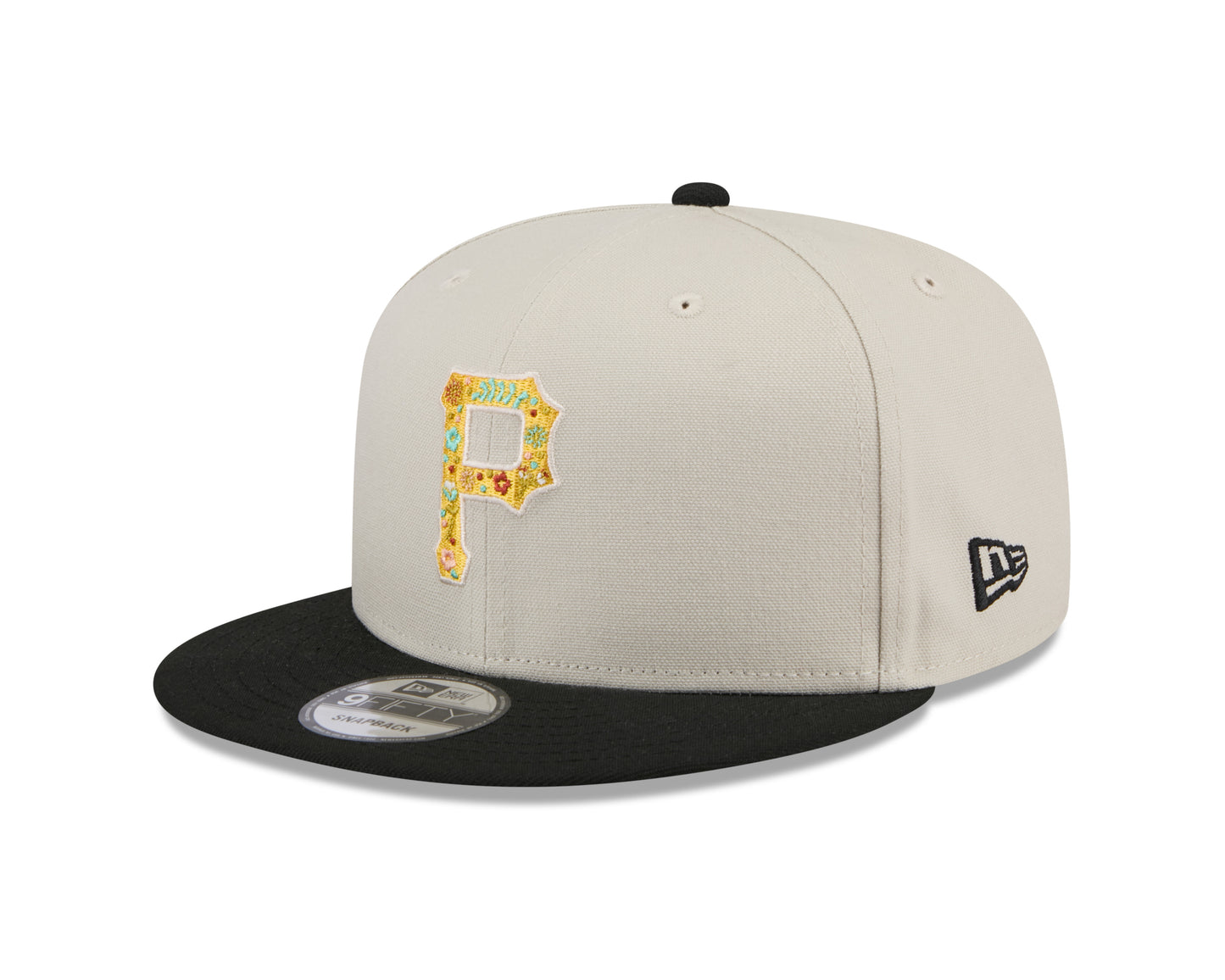 New Era  - 9Fifty Snapback - Floral Fill - Pittsburgh Pirates  - Stone - Headz Up 