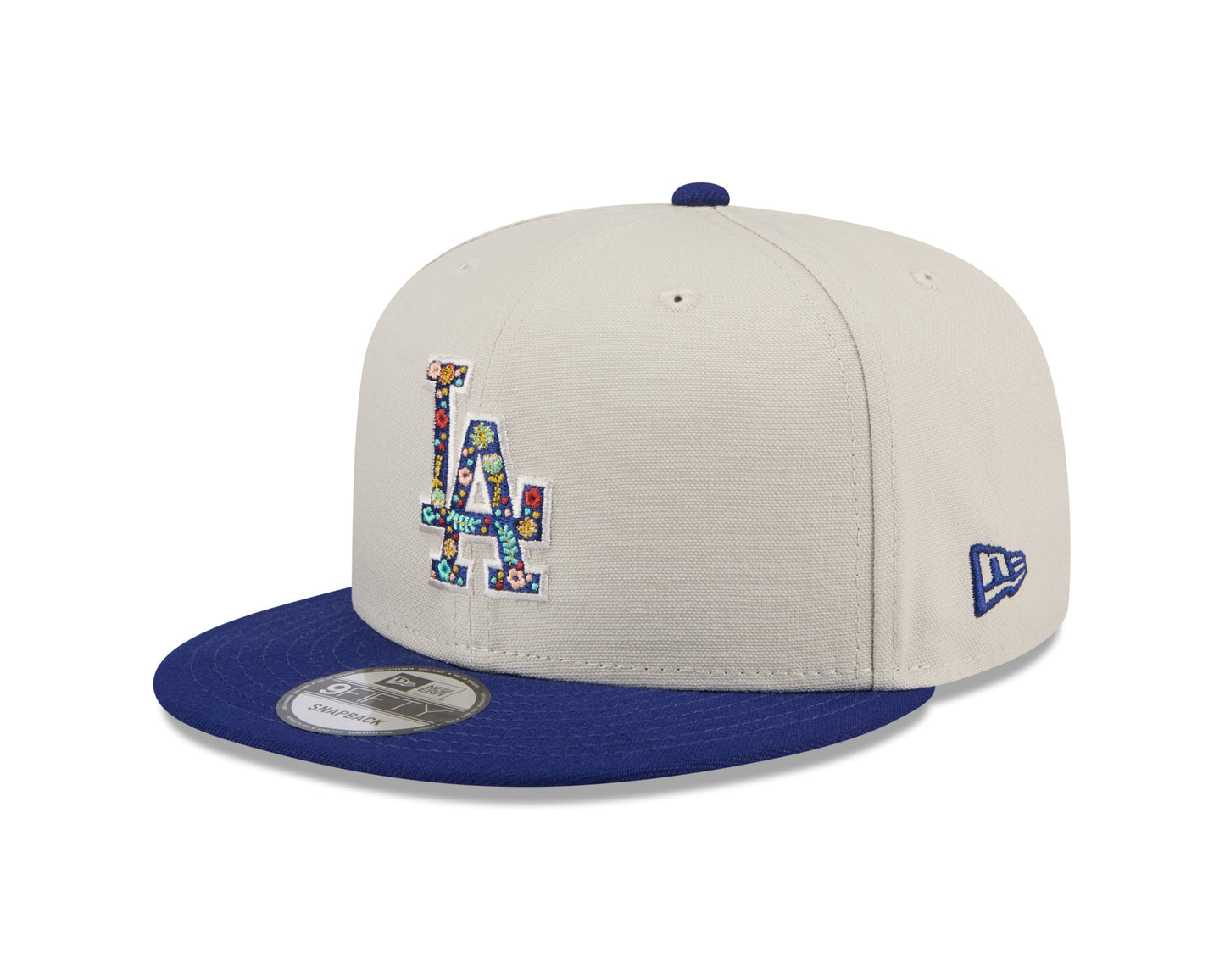 New Era  - 9Fifty Snapback - Floral Fill - Los Angeles Dodgers - Stone - Headz Up 