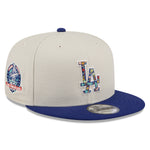 New Era  - 9Fifty Snapback - Floral Fill - Los Angeles Dodgers - Stone - Headz Up 