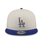 New Era  - 9Fifty Snapback - Floral Fill - Los Angeles Dodgers - Stone - Headz Up 