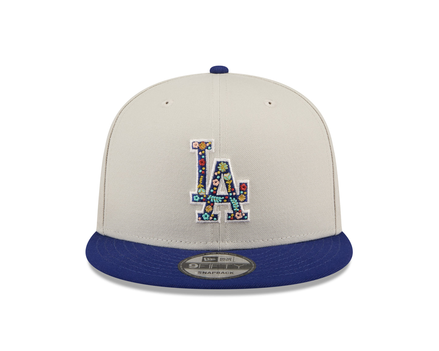 New Era  - 9Fifty Snapback - Floral Fill - Los Angeles Dodgers - Stone - Headz Up 