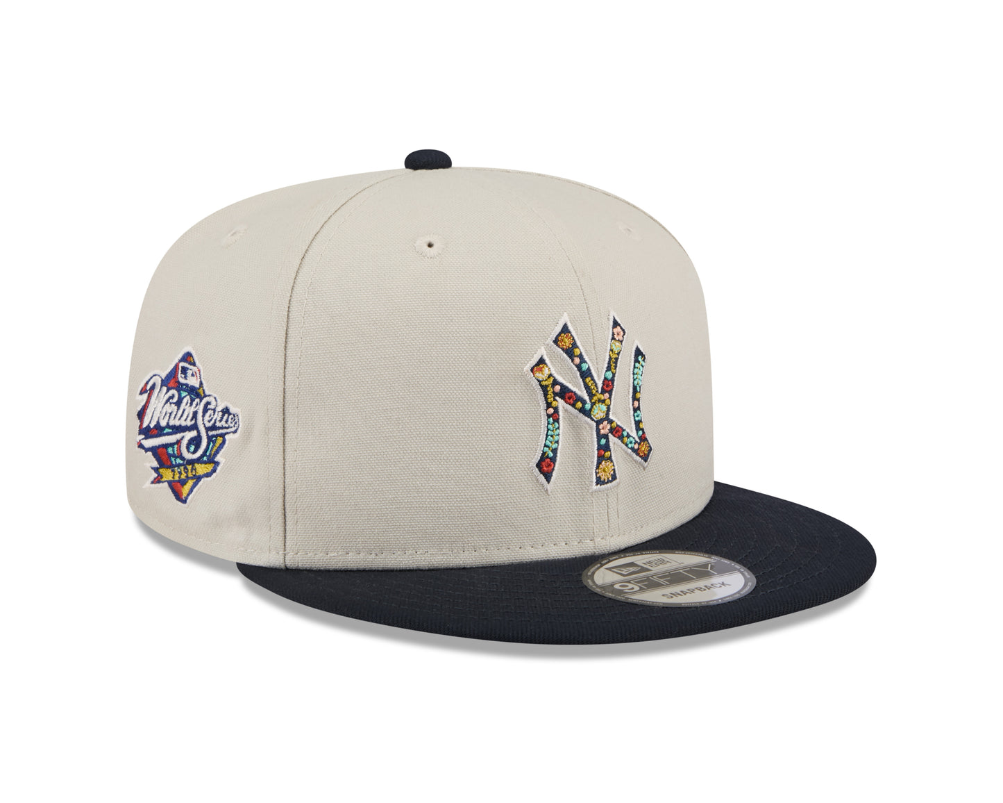 New Era  - 9Fifty Snapback - Floral Fill - New York Yankees - Stone - Headz Up 