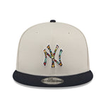 New Era  - 9Fifty Snapback - Floral Fill - New York Yankees - Stone - Headz Up 