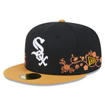 New Era - 59Fifty Fitted - FLORAL VINE - Chicago White Sox - Black - Headz Up 