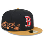 New Era - 59Fifty Fitted - FLORAL VINE - Boston Red Sox - Black - Headz Up 