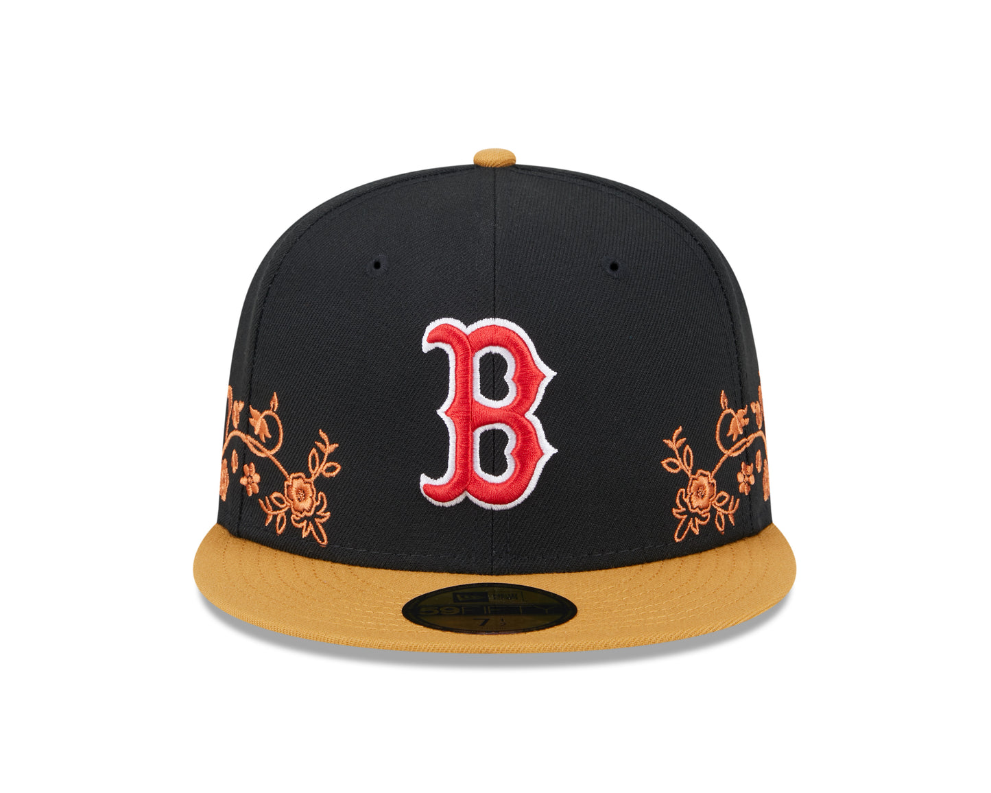 New Era - 59Fifty Fitted - FLORAL VINE - Boston Red Sox - Black - Headz Up 