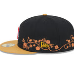 New Era - 59Fifty Fitted - FLORAL VINE - Boston Red Sox - Black - Headz Up 