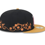 New Era - 59Fifty Fitted - FLORAL VINE - Anaheim Angels - Black - Headz Up 