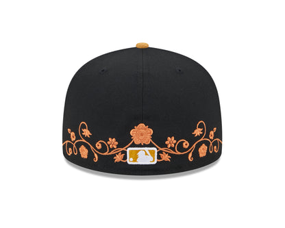 New Era - 59Fifty Fitted - FLORAL VINE - Oakland Athletics - Black - Headz Up 