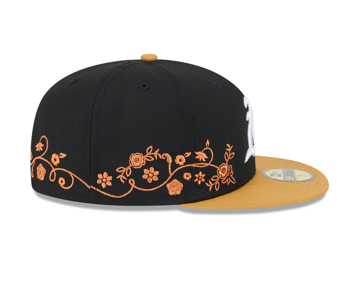 New Era - 59Fifty Fitted - FLORAL VINE - Oakland Athletics - Black - Headz Up 