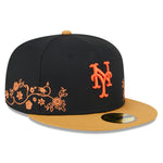 New Era - 59Fifty Fitted - FLORAL VINE - New York Mets - Black - Headz Up 