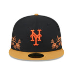 New Era - 59Fifty Fitted - FLORAL VINE - New York Mets - Black - Headz Up 