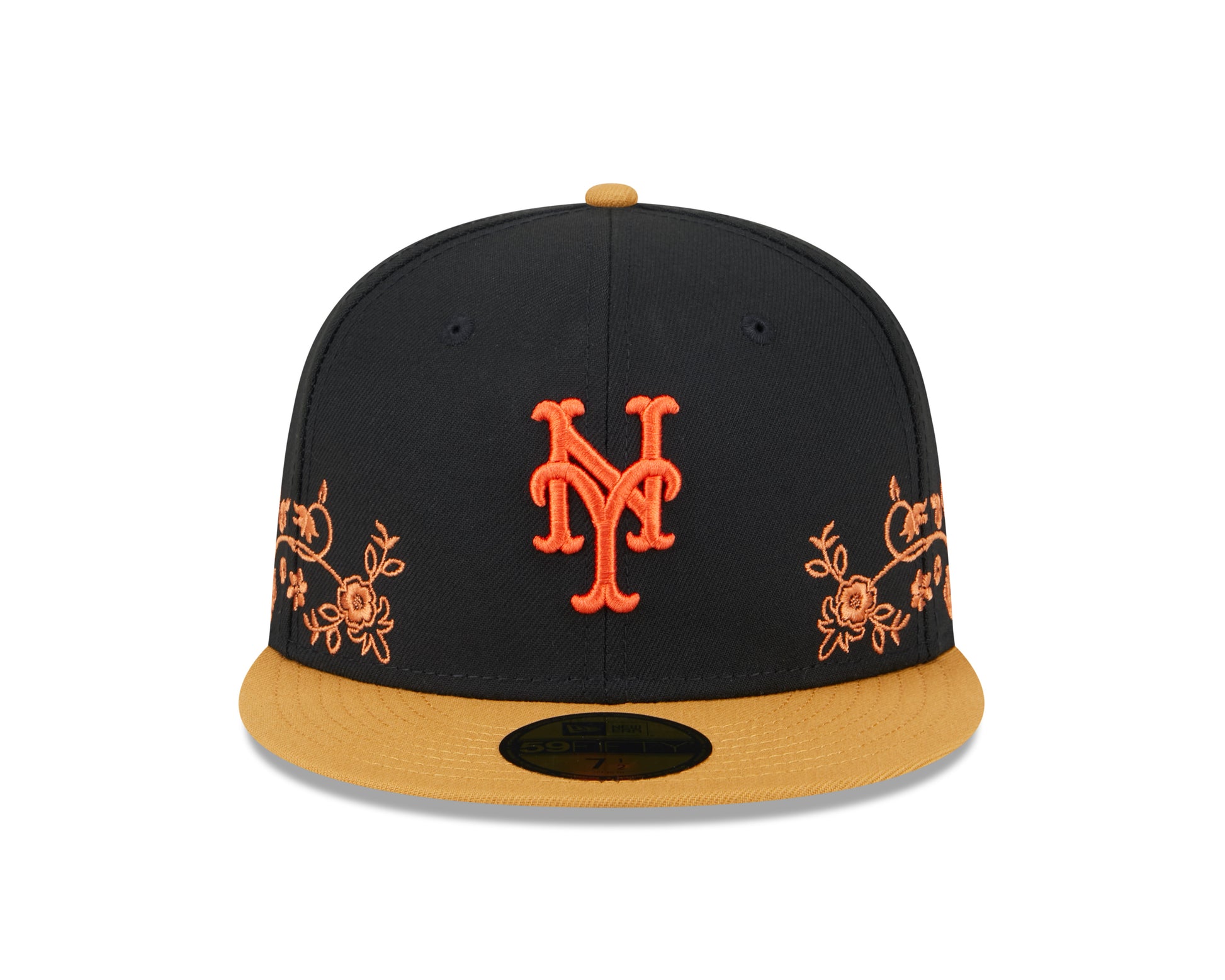 New Era - 59Fifty Fitted - FLORAL VINE - New York Mets - Black - Headz Up 