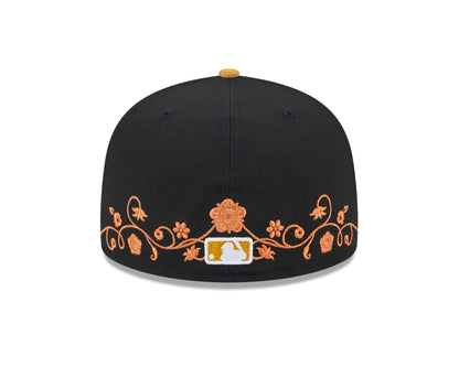 New Era - 59Fifty Fitted - FLORAL VINE - New York Mets - Black - Headz Up 