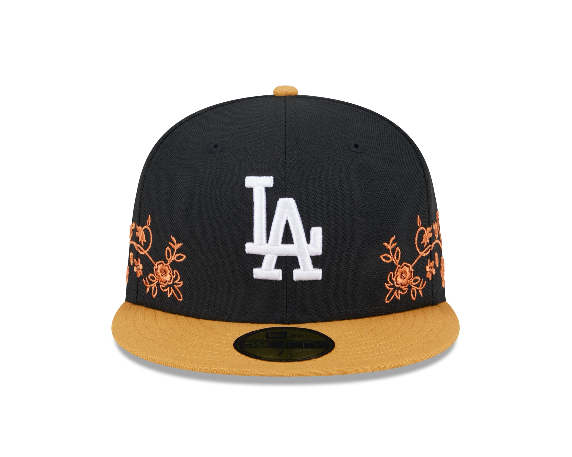 New Era - 59Fifty Fitted - FLORAL VINE - Los Angeles Dodgers - Black - Headz Up 