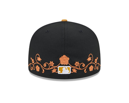 New Era - 59Fifty Fitted - FLORAL VINE - Los Angeles Dodgers - Black - Headz Up 