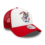 New Era - WB Team Looney Tunes Trucker Cap - TAZ - White/Scarlet - Headz Up 