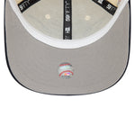 New Era 59FIFTY fitted cap til Detroit Tigers med team Wings design i stenfarvet stof, sporty og stilfuld baseballkasket