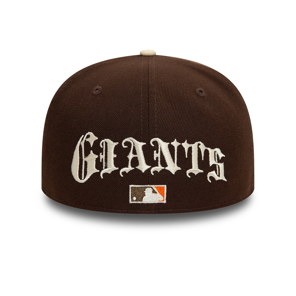 New Era - 59FIFTY Fitted - San Francisco Giants - TEAM WINGS - Brown/Stone - Headz Up 