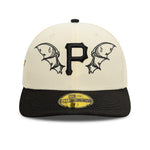 New Era - 59FIFTY Fitted - Pittsburgh Pirates Cooperstown - TEAM WINGS - Stone/Black - Headz Up 