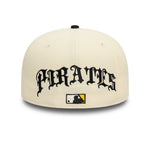 New Era - 59FIFTY Fitted - Pittsburgh Pirates Cooperstown - TEAM WINGS - Stone/Black - Headz Up 