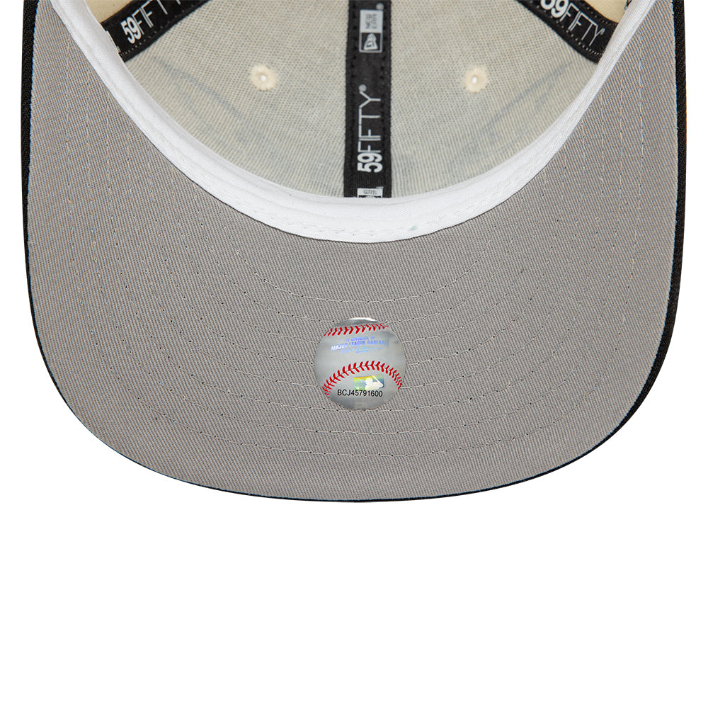 New Era - 59FIFTY Fitted - Pittsburgh Pirates Cooperstown - TEAM WINGS - Stone/Black - Headz Up 