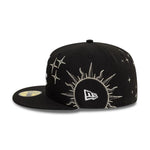 Sort New Era 59FIFTY fitted cap med Chicago White Sox logo og zodiakdesign.