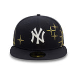 New Era 59FIFTY New York Yankees fitted cap i navy med Zodiac-design, vises fra front med logo og detaljer