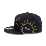 New Era 59FIFTY fitted cap med New York Yankees logo i navy, zodiac design, blødt bomuldsstof, sportsstil.