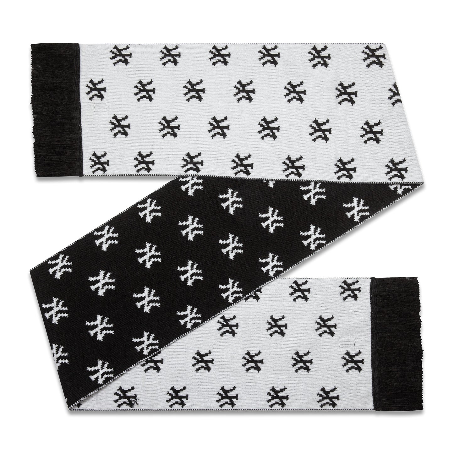 New Era - MLB Monogram Scarf - New York Yankees - Black/White