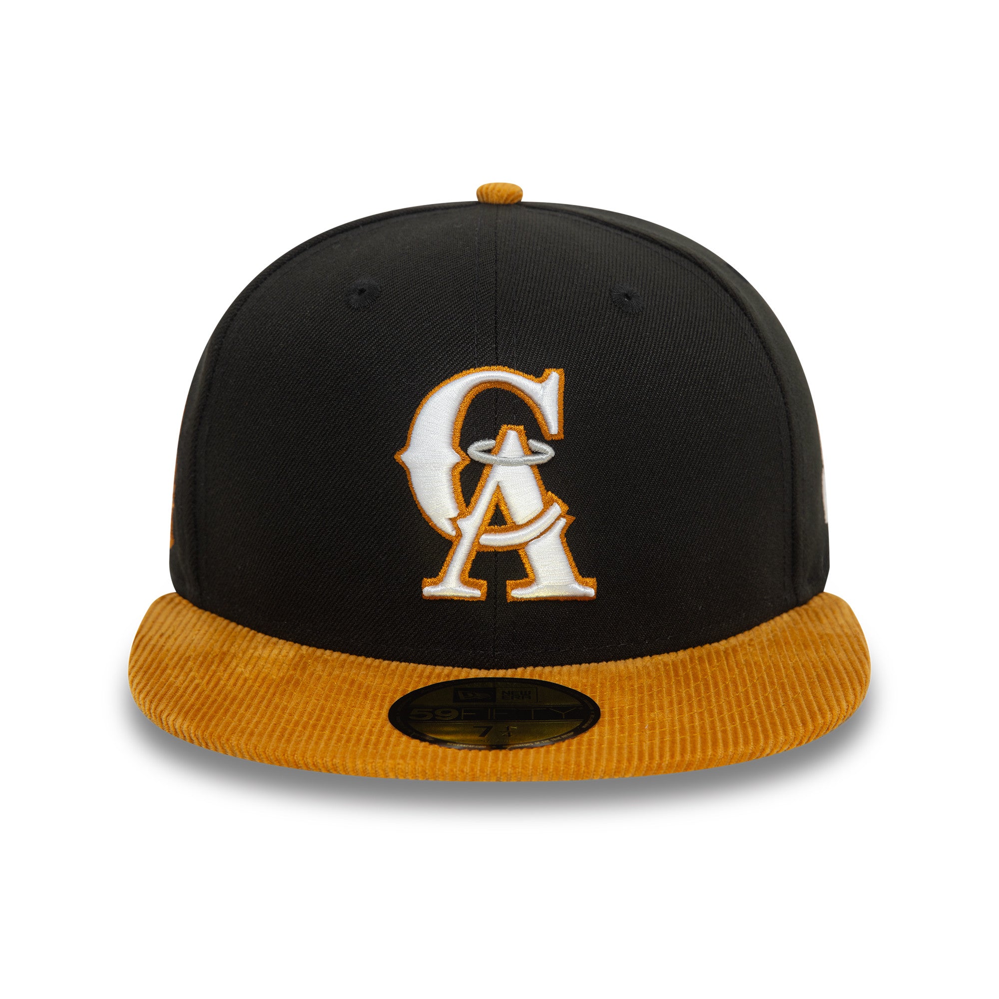 New Era - 59FIFTY Fitted Cap - Contrast Cord - California Angels - Black - Headz Up 