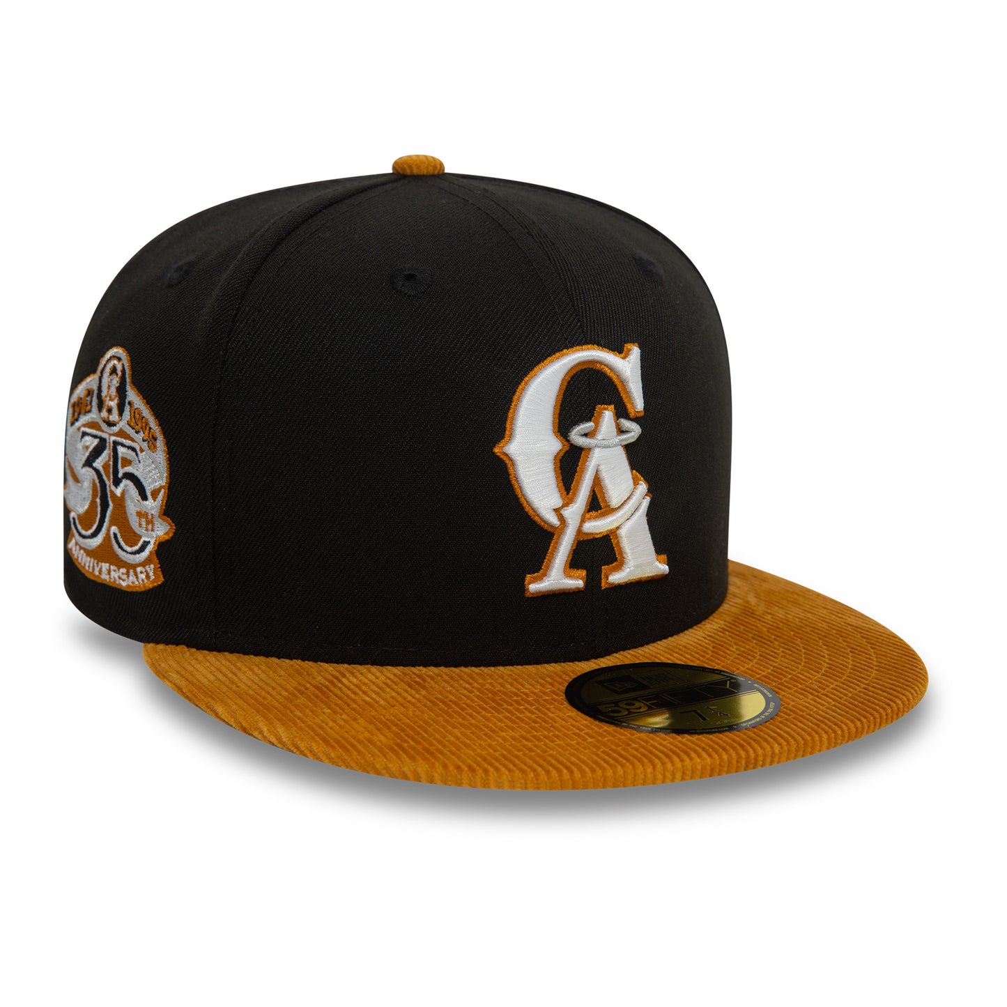 New Era - 59FIFTY Fitted Cap - Contrast Cord - California Angels - Black