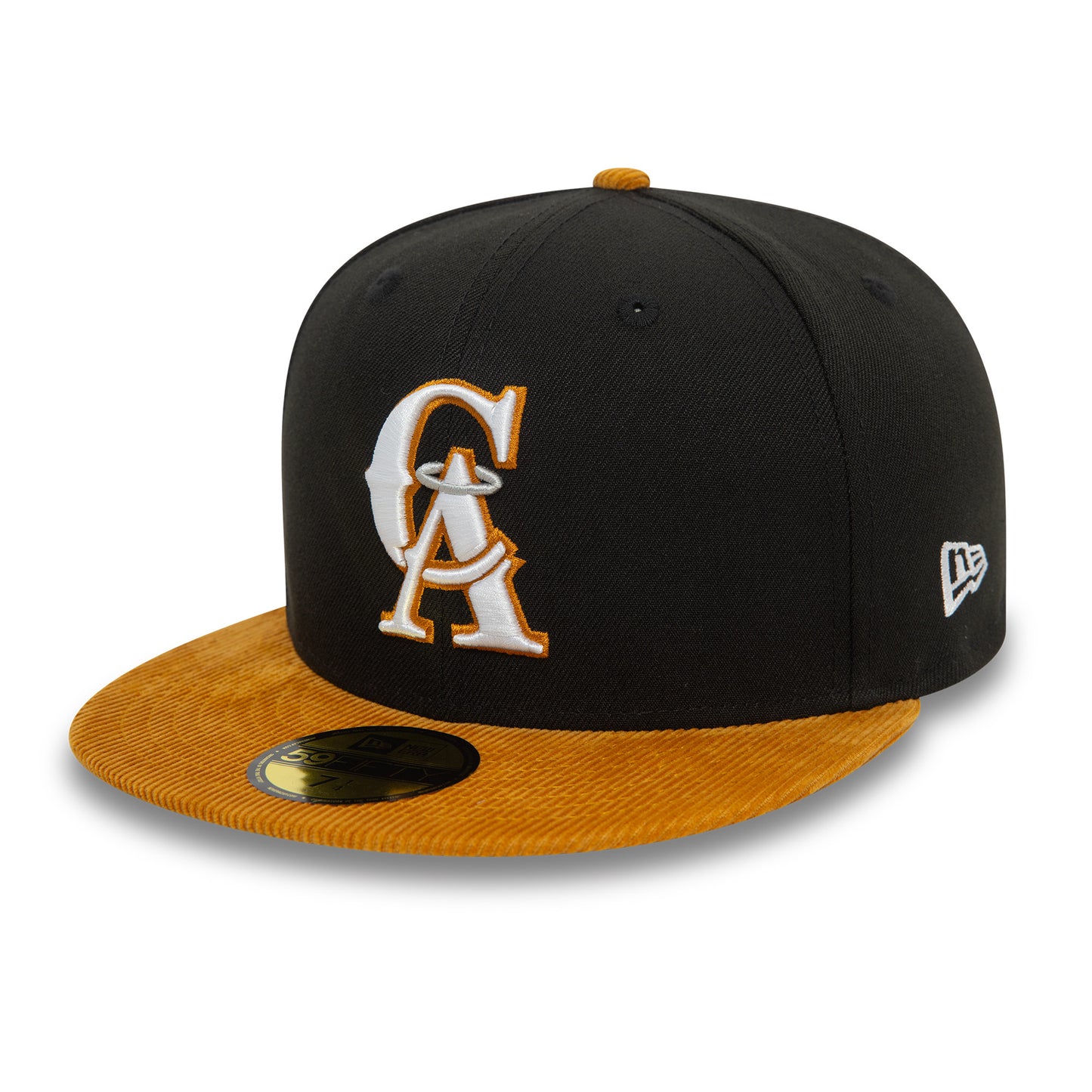 New Era - 59FIFTY Fitted Cap - Contrast Cord - California Angels - Black