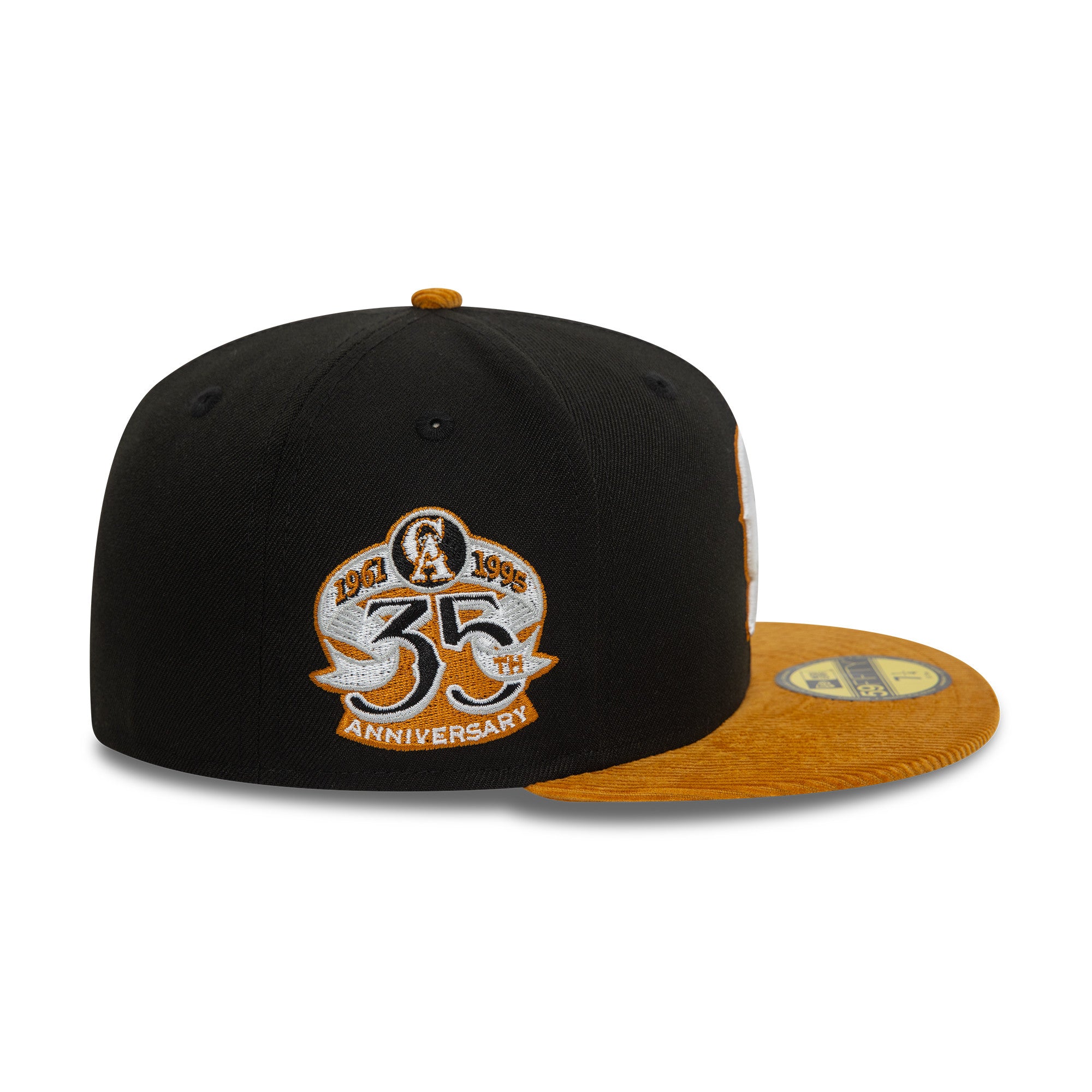New Era - 59FIFTY Fitted Cap - Contrast Cord - California Angels - Black - Headz Up 