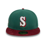 New Era - 59FIFTY Fitted Cap - Contrast Cord - Seattle Mariners - Green - Headz Up 