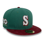 New Era - 59FIFTY Fitted Cap - Contrast Cord - Seattle Mariners - Green - Headz Up 