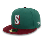 New Era - 59FIFTY Fitted Cap - Contrast Cord - Seattle Mariners - Green - Headz Up 