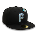 New Era - 59FIFTY Fitted Cap - MLB Pin Pack - Pittsburgh Pirates - Black - Headz Up 