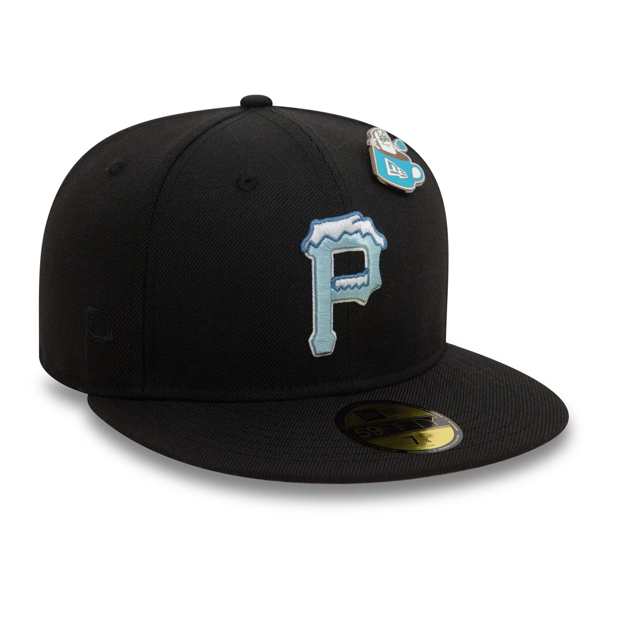 New Era - 59FIFTY Fitted Cap - MLB Pin Pack - Pittsburgh Pirates - Black - Headz Up 