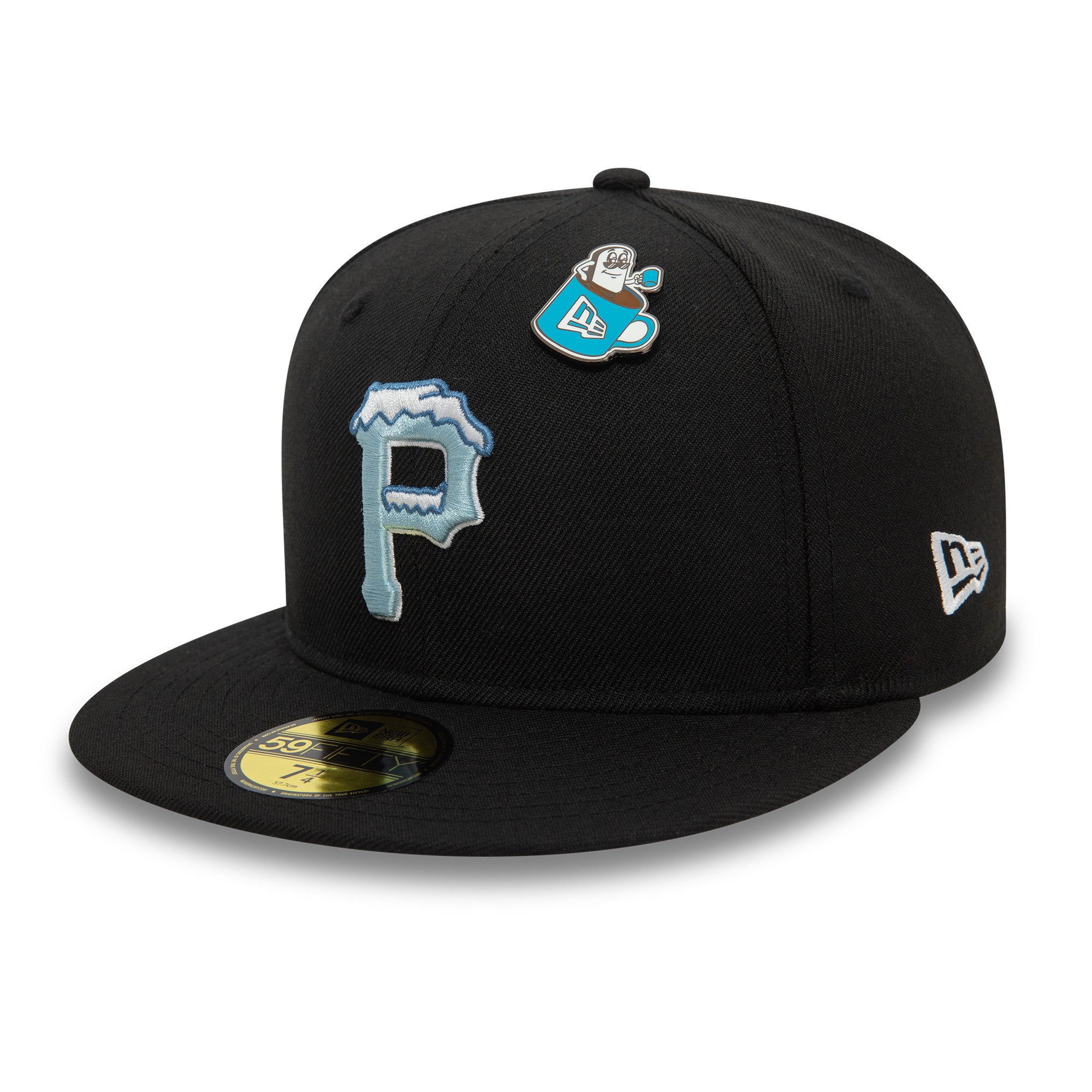 New Era - 59FIFTY Fitted Cap - MLB Pin Pack - Pittsburgh Pirates - Black - Headz Up 
