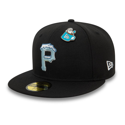 New Era - 59FIFTY Fitted Cap - MLB Pin Pack - Pittsburgh Pirates - Black