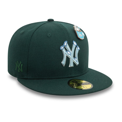 New Era - 59FIFTY Fitted Cap - MLB Pin Pack - New York Yankees - Dark Green