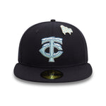 New Era - 59FIFTY Fitted Cap - MLB Pin Pack - Minnesota Twins - Navy - Headz Up 