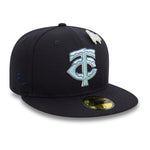 New Era - 59FIFTY Fitted Cap - MLB Pin Pack - Minnesota Twins - Navy - Headz Up 